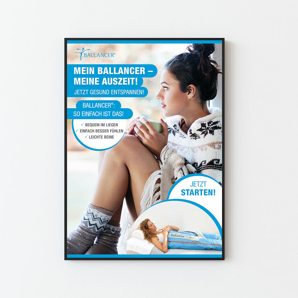 Plakat Format A1 "Mein Ballancer – Meine Auszeit"