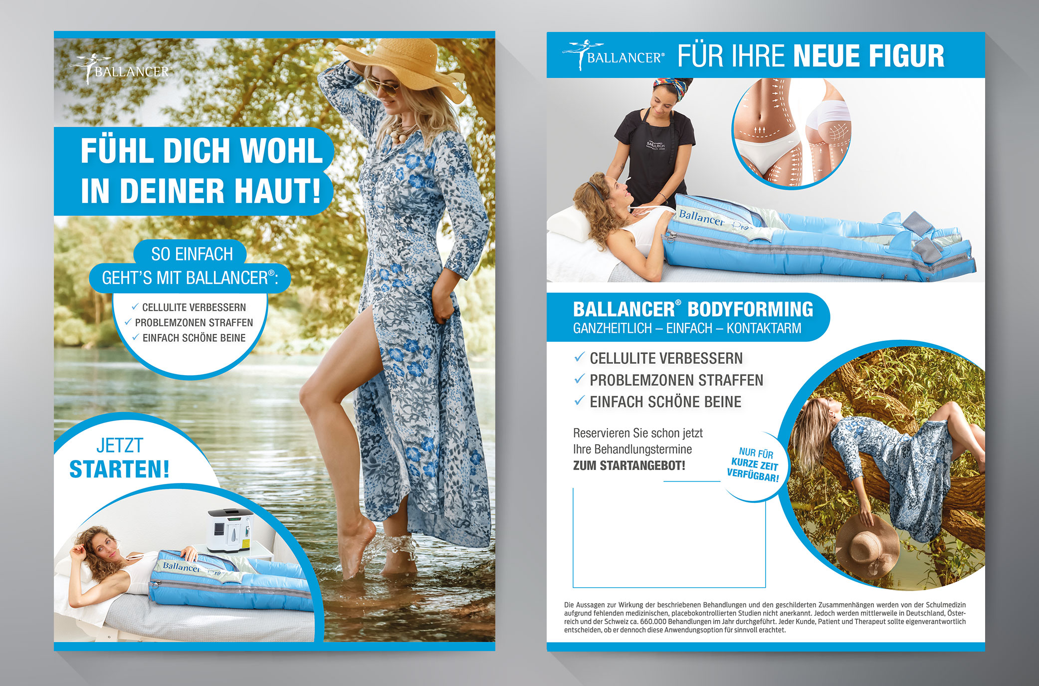 Flyer Kampagne "Fühl dich wohl in deiner Haut"