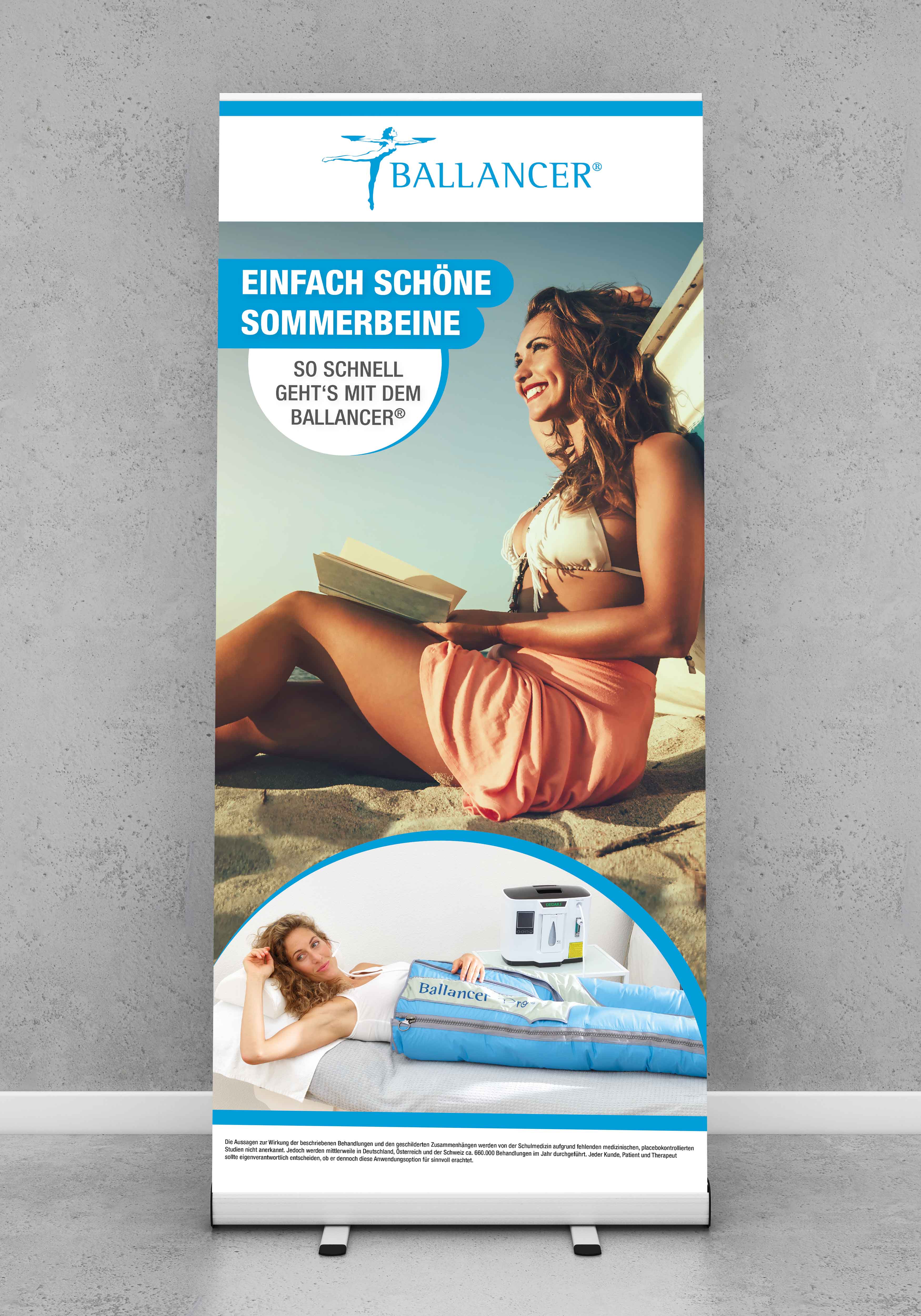 Roll-Up Kampagne "Einfach schöne Sommerbeine"