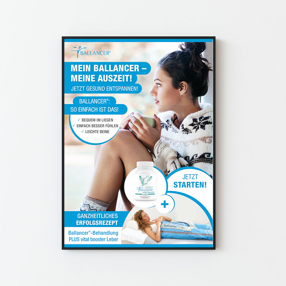 Plakat Format A1 "Mein Ballancer – Meine Auszeit"